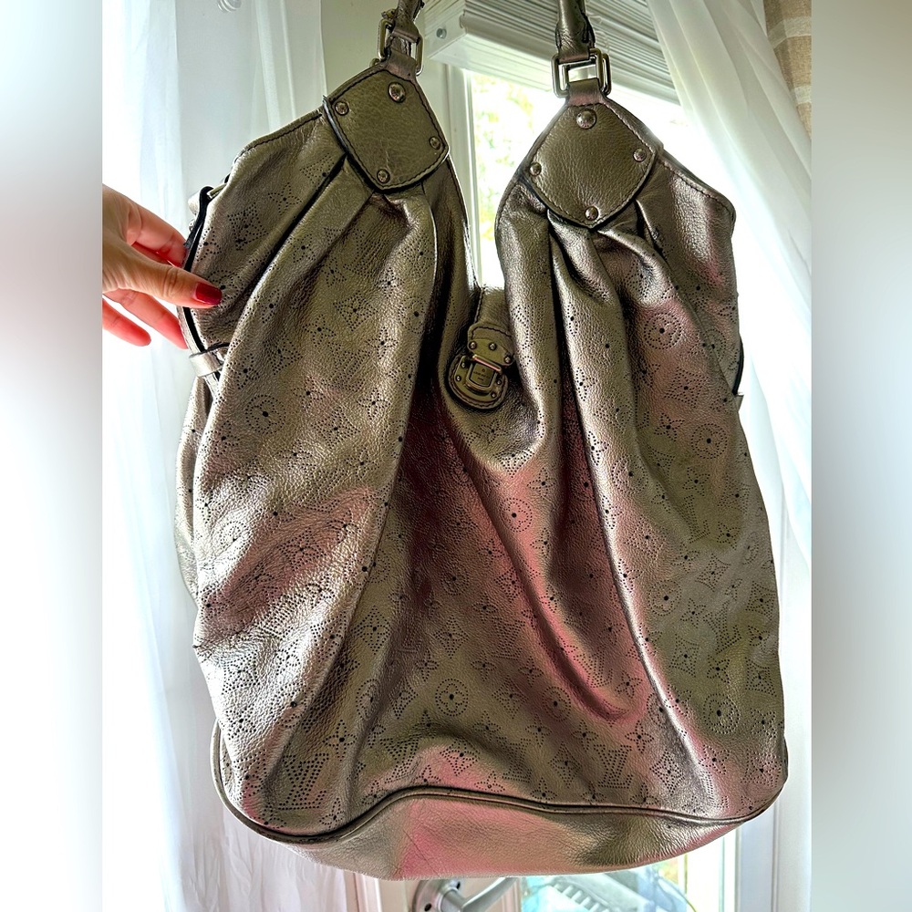 Louis Vuitton- Designer Metallic Tote Bag